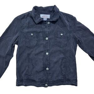 Ariat August Trucker Jacket Women's Medium Black Lightweight Western Cowgirl NEW